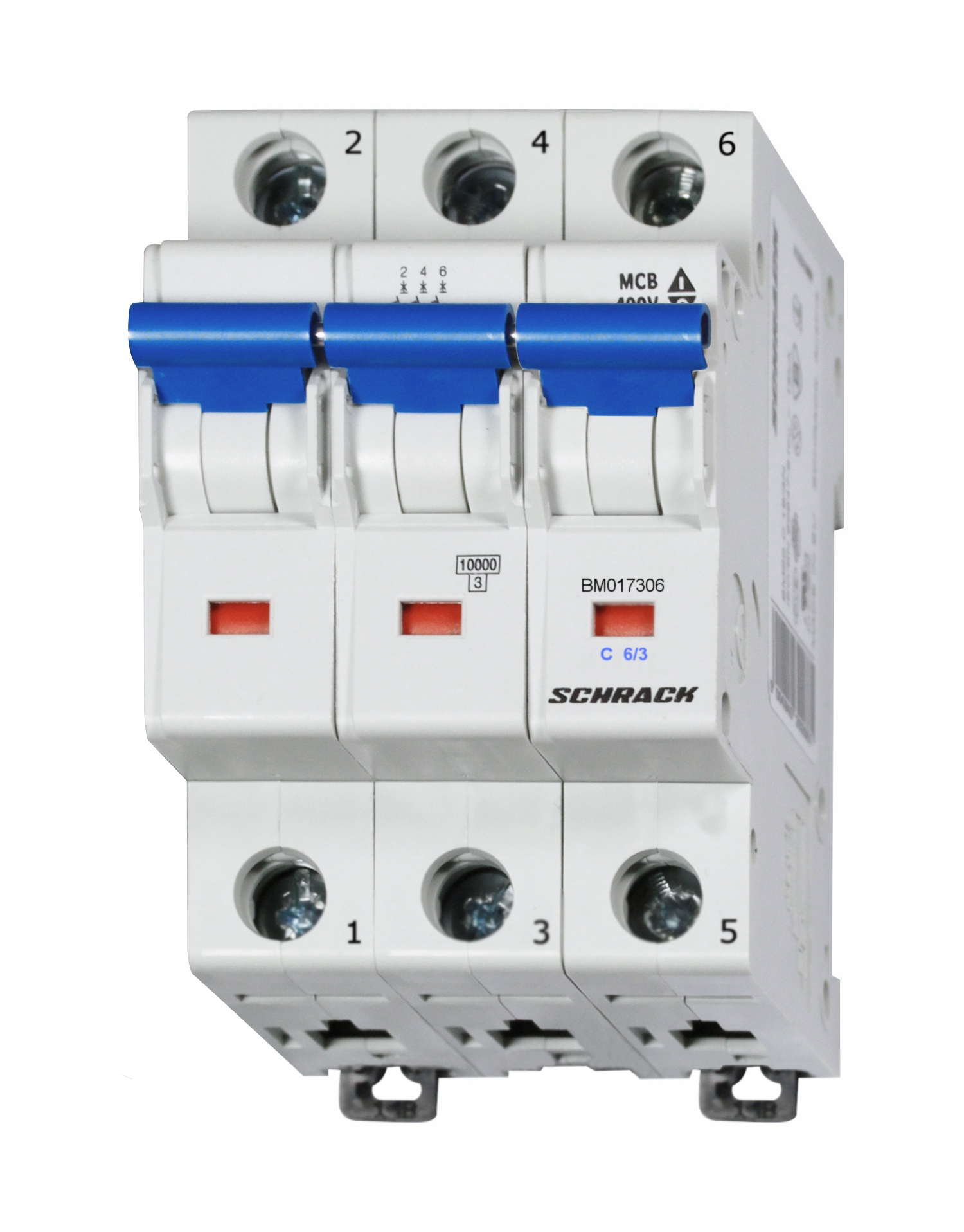 Intrerupator Automat Tripolar 3P Schrack Curba C 4A 10kA Schrack BM017304--
