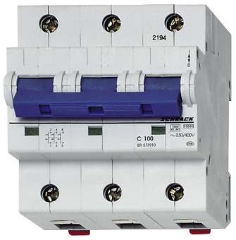 Intrerupator, automat, tripolar, 3p, schrack, curba, d, 100a, schrack, br593910--