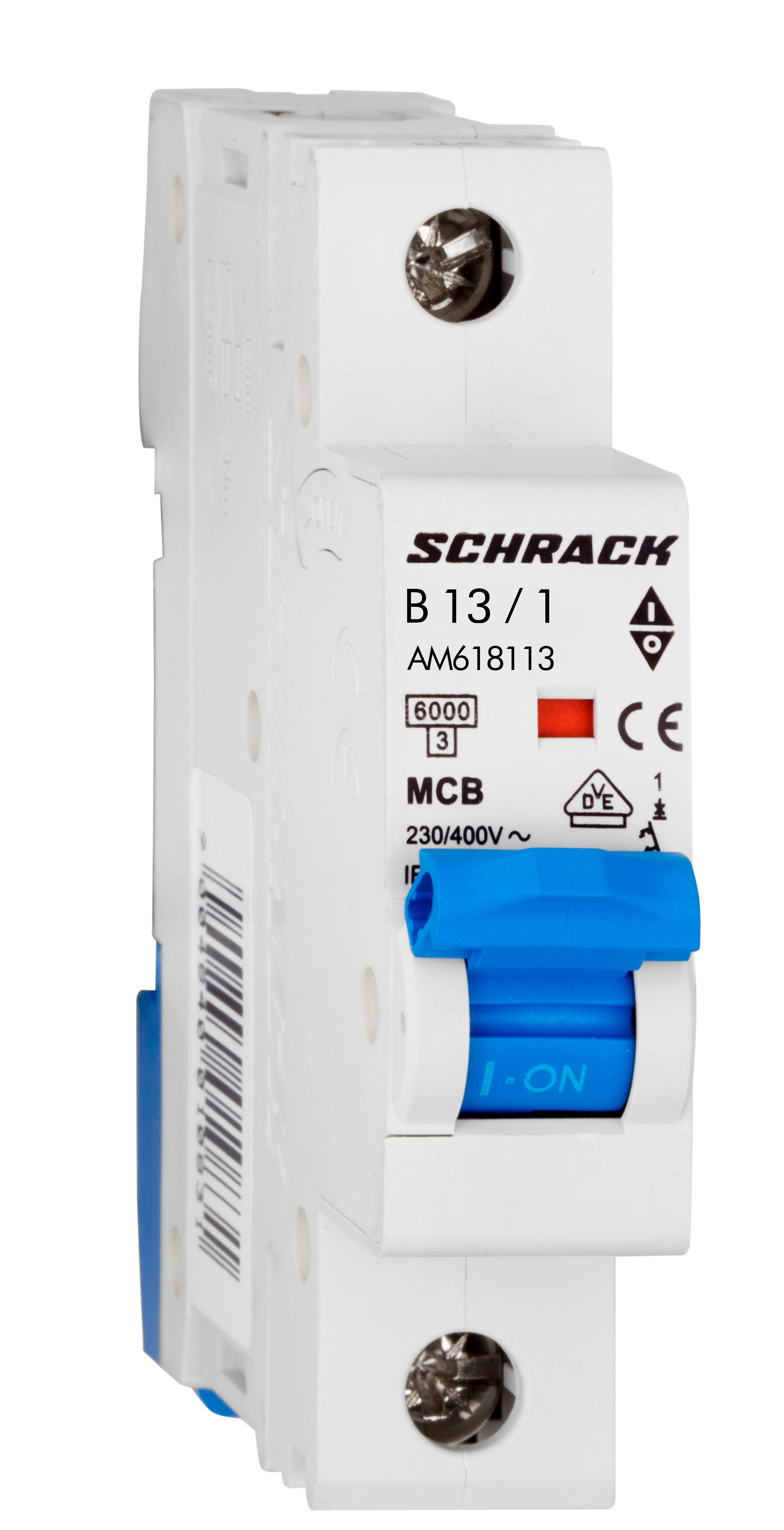 Intrerupator Automat MCB AMPARO Monopolar 1P Curba B 13A 6kA Schrack AM618113--