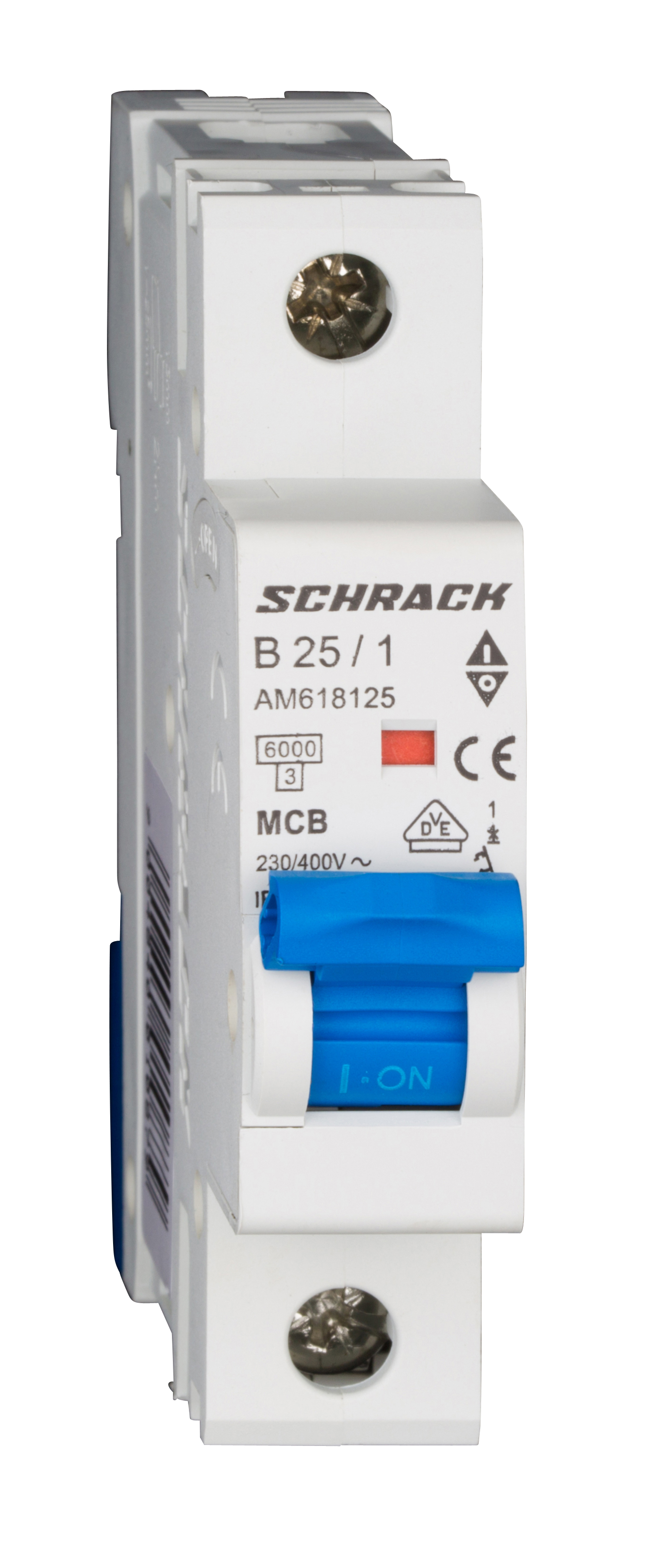 Intrerupator Automat MCB AMPARO Monopolar 1P Curba B 25A 6kA Schrack AM618125--