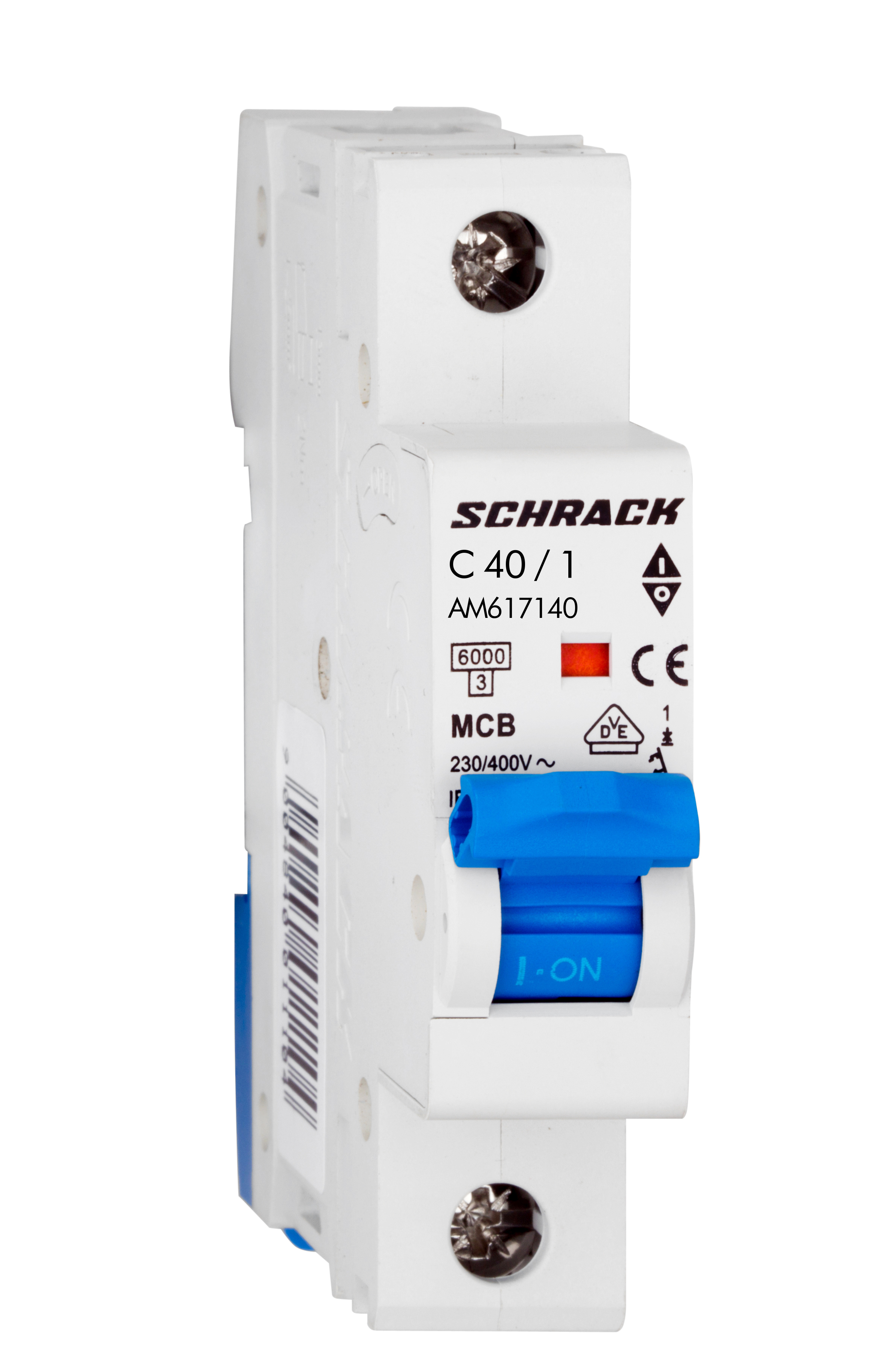 Intrerupator Automat MCB AMPARO Monopolar 1P Curba C 40A 6kA Schrack AM617140--