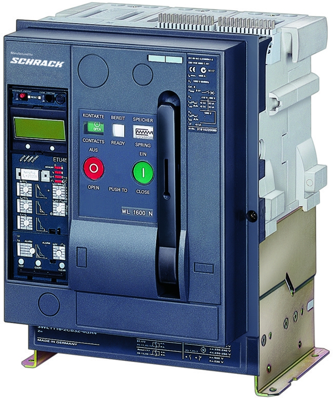 Intreruptor in aer MO2 3P 1600A 80kA fix contacte spate orizontale MO216332--