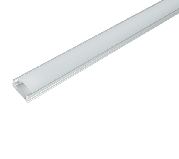 Profil Din Aluminiu, Cu Capac PVC, ELM718/1-2000 2M, Elmark, 99ACC08