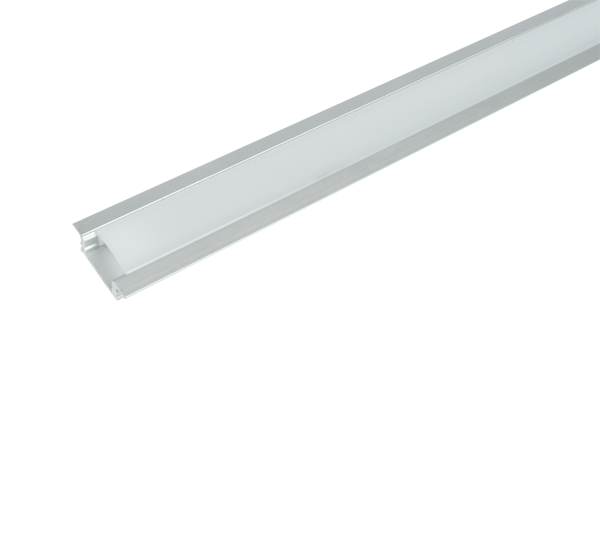 Profil Din Aluminiu, Cu Capac PVC, ELM718/2-2000, Elmark, 99ACC12