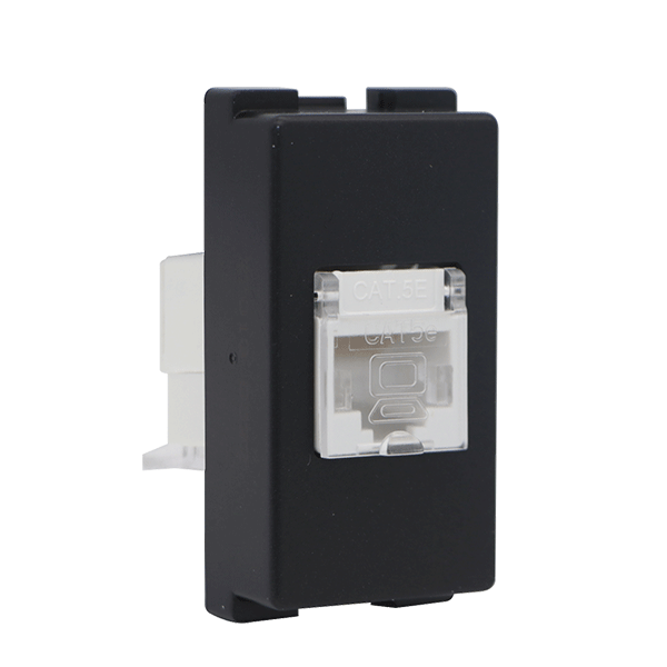 Priza date Elmark Lecce RJ45 Cat5 1M Antracit 27013