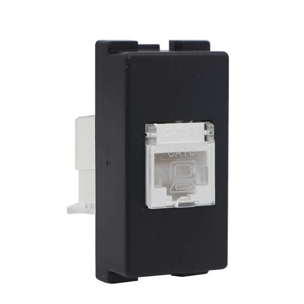 Priza date Elmark Lecce RJ45 Cat6 1M Antracit 27013C