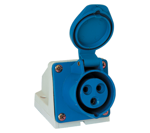 Priza fixa HT-113 16A IP44 1P+N+E 230V, Elmark, 37113 