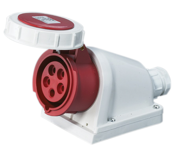 Priza fixa HTN-1251 32A IP67 3P+N+E 400V, Elmark, 37651