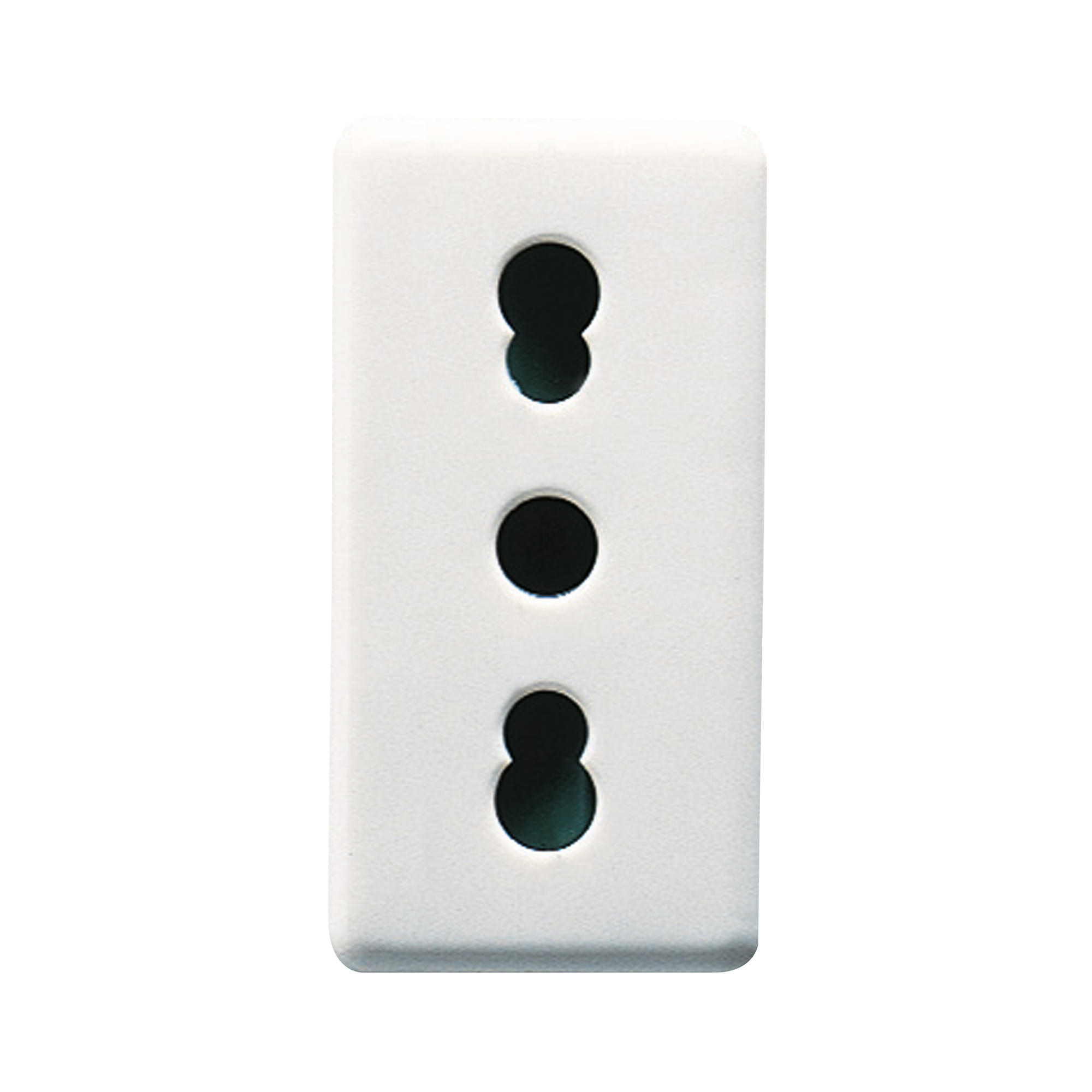 Priza Italiana Gewiss System 16A 2P+E Bivalenta Alb GW20203 GW20203R