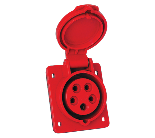 Priza Montaj ingropat  HT-425 32A IP44 3P+N+E 400V, Elmark, 37425
