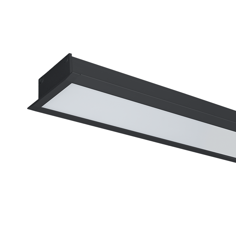 Profil, LED Incastrat, S48 12W 4000K 600MM NEGRU+KIT Emergenta, Elmark, 99FM604012/BLE