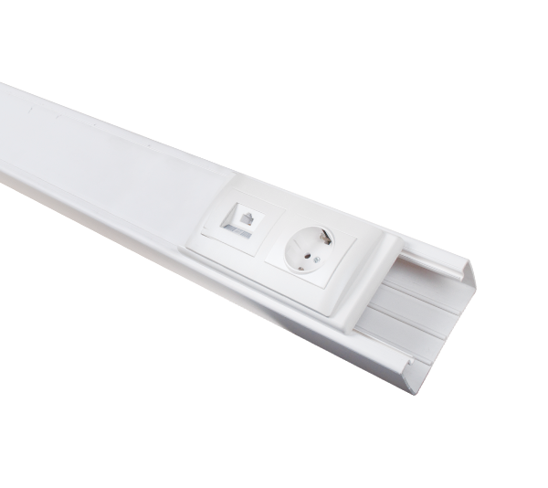 Rama dubla pentru Canal cablu PVC PLASTIC, Elmark, 562100442