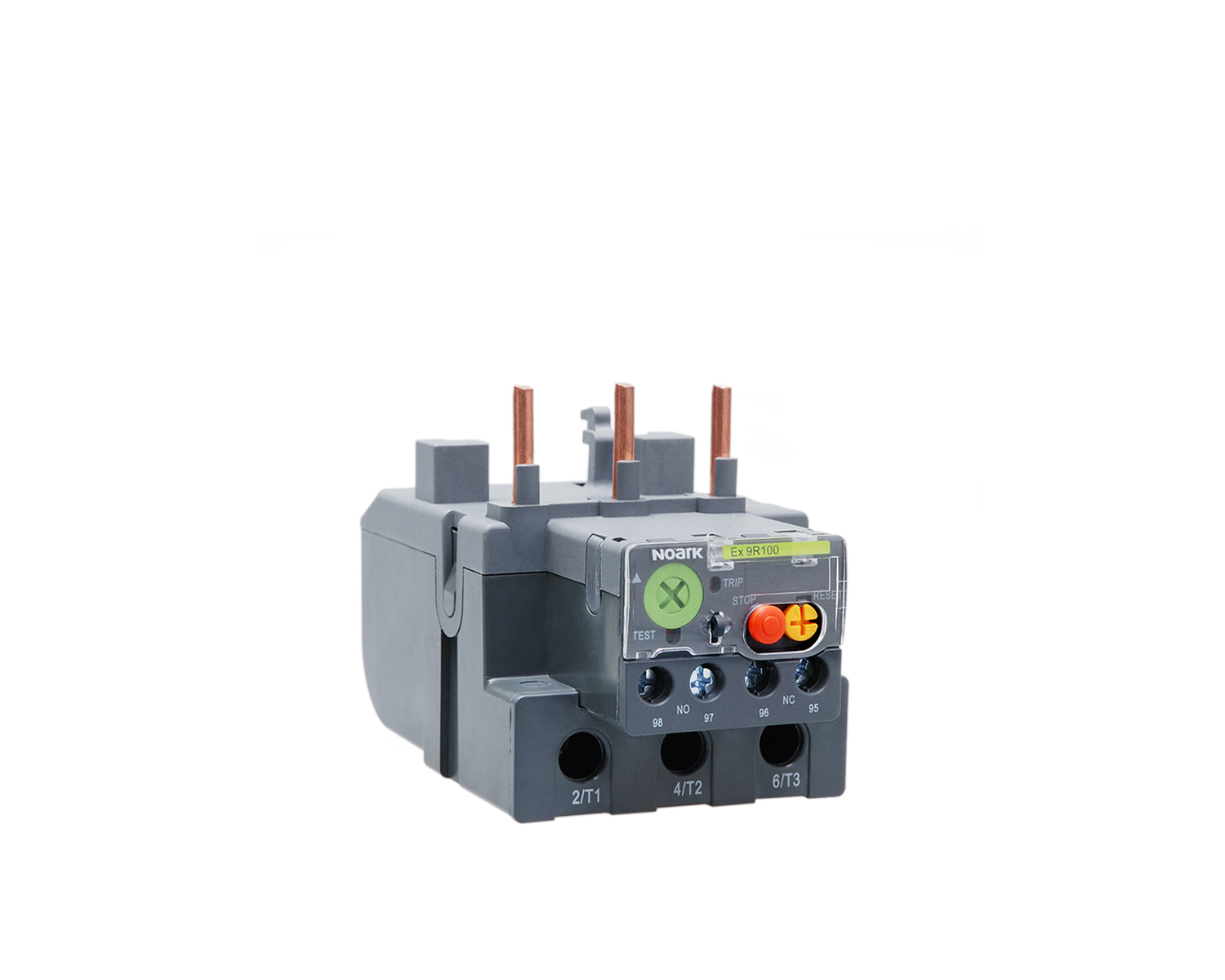 Releu termic de suprasarcină 3-poli In=80A interval setare Ie=63 - 80A se poate combina cu Contactoare Ex9C40 până la Ex9C100  101385 Ex9R100 80A Noark