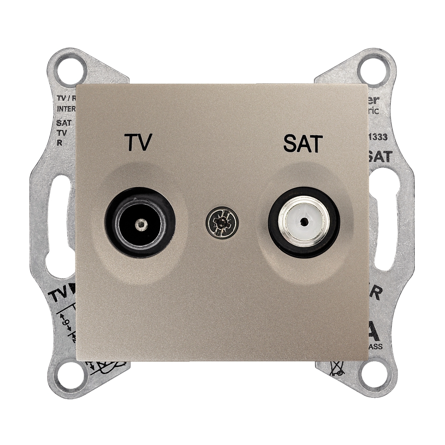 Priza Tv-Sat Schneider Sedna 1Db Fara Rama Titan SDN3401668