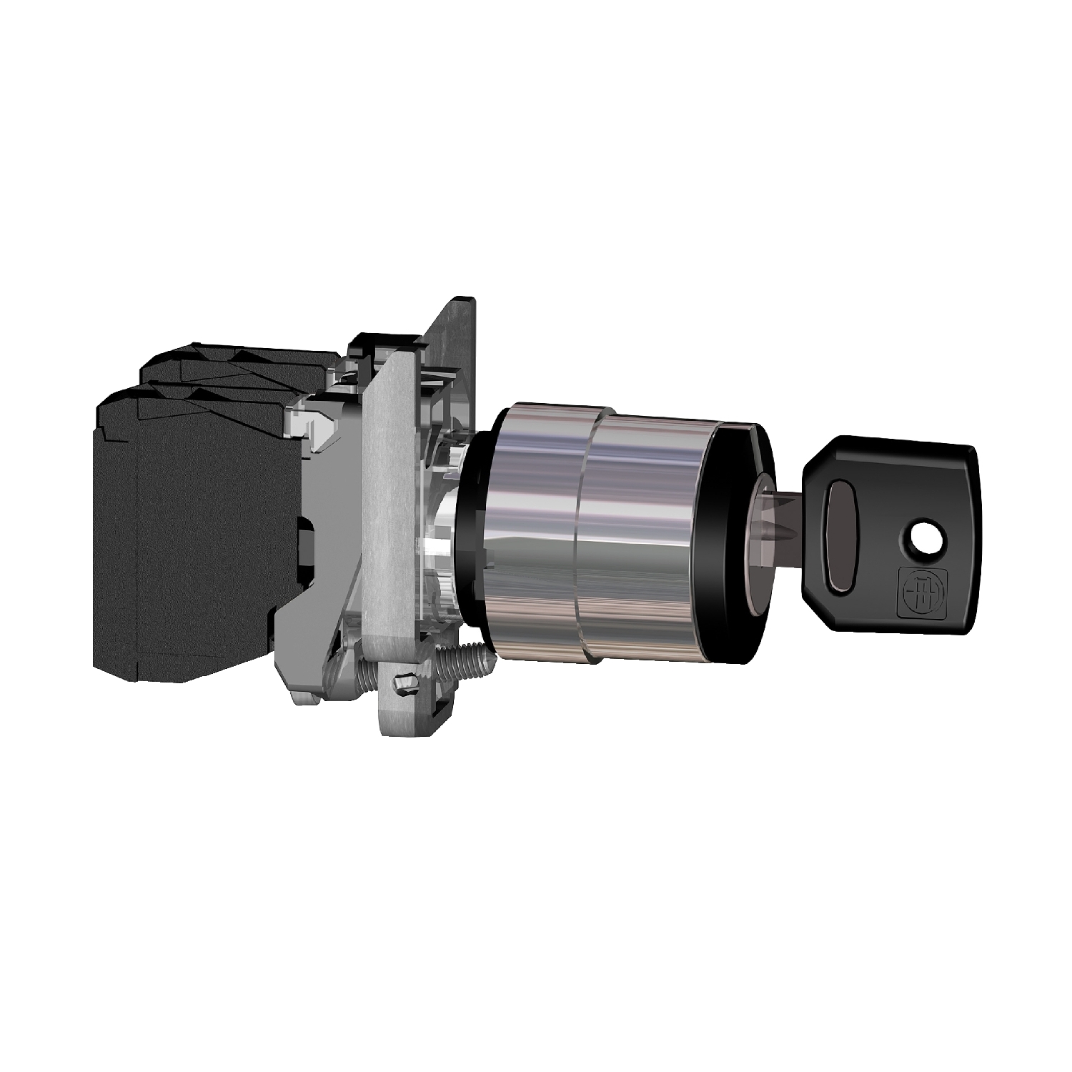 Selector Negru Cu Cheie Ø 22 - 2 Pozitii 90°, Fixe - 1 Nd - Atex, Schneider, XB4BG21EX