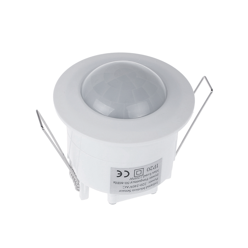 Senzor de Miscare, si Lumina, Ingropat, ST40 360° Alb  99DS402, Elmark
