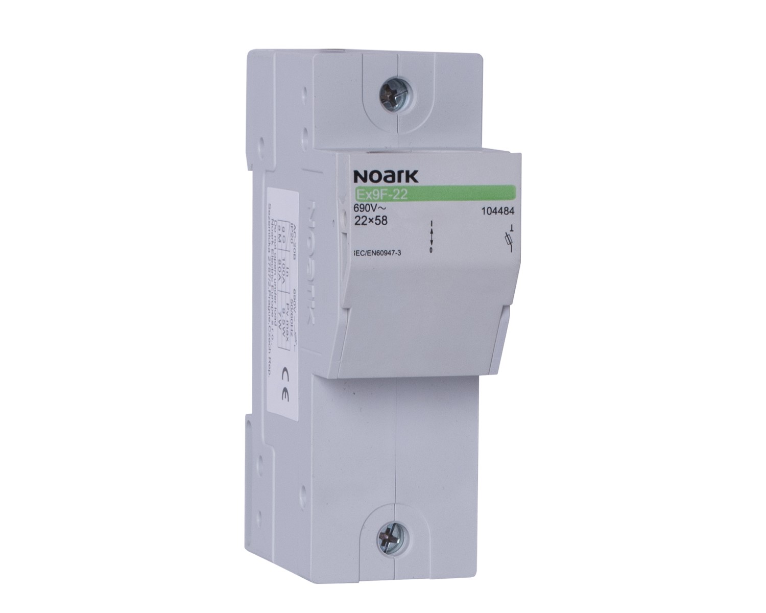 Separator fara indicator ardere fuzibil pentru fuzibil 22x58mm 1PN 100A 104485 Ex9F-22 1PN 100A Noark