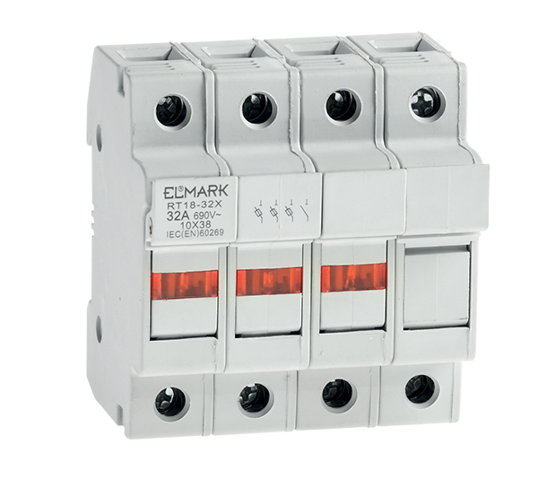 Soclu pentru Siguranta fuzibila 14x51 3P+N 63A 10RT18631 Elmark