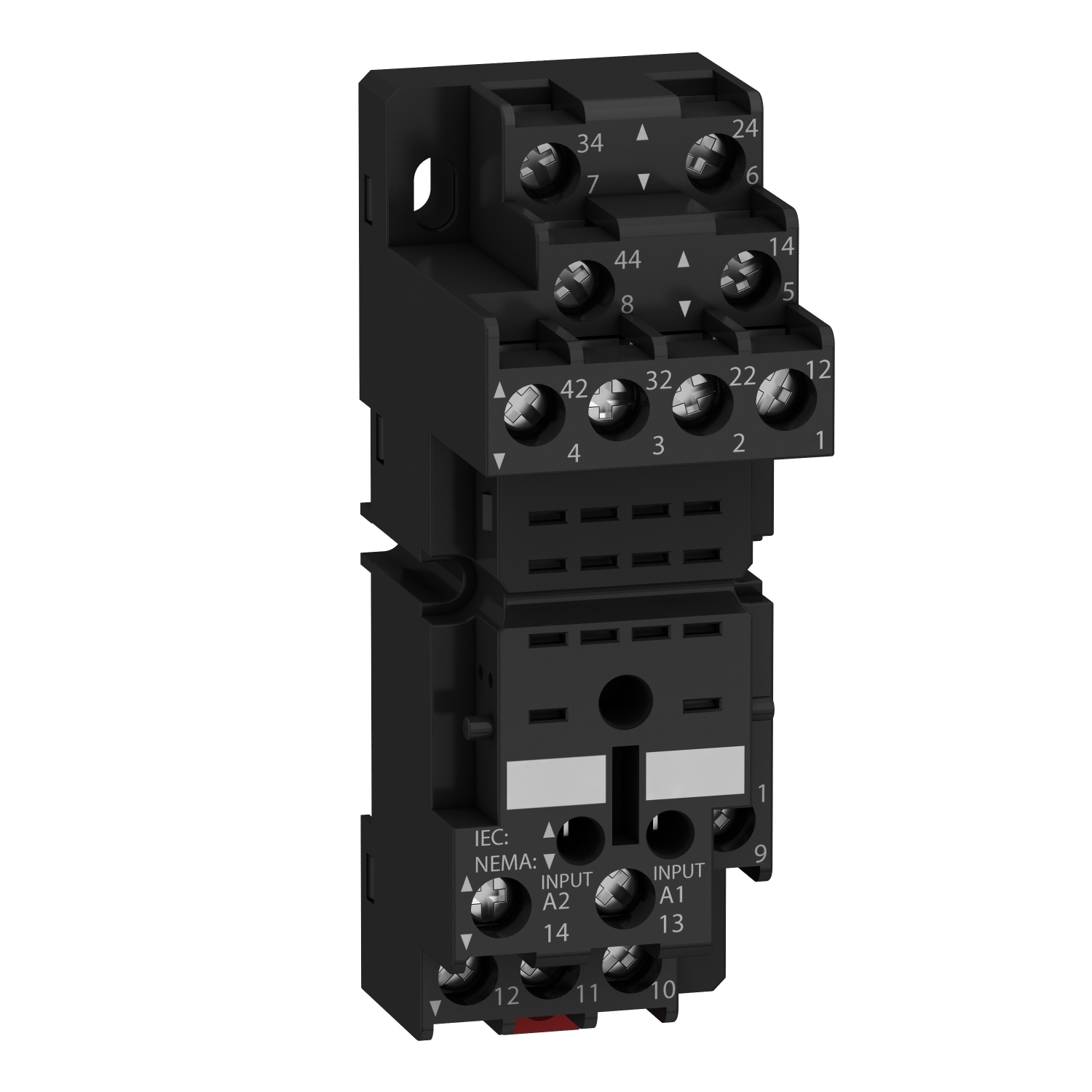 Soclu Rxz - Contact Comb. - 10A - 250V - Clema Surub -Pt. Releu Rxm2 - , Rxm4, Schneider, RXZE2M114