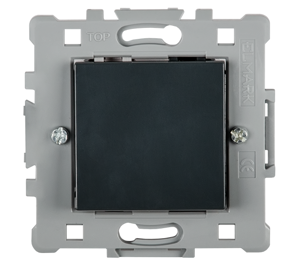 Splendor Intrerupator cap cruce Negru Elmark 1603
