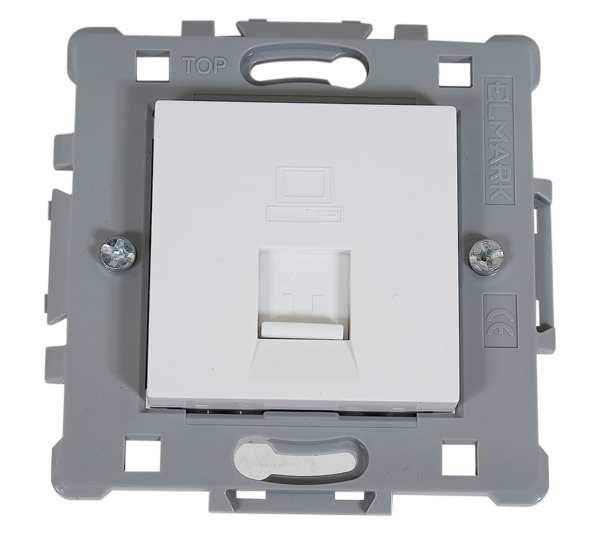 Splendor Priza date RJ45 Alb Elmark 0624