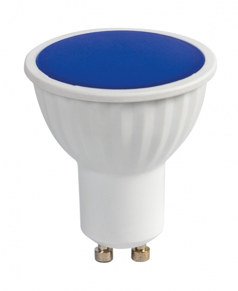 Spot LED, 5W, GU10, 220V, Lumina Albastra, Ultralux, L510B