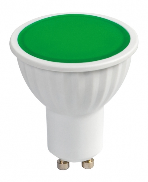 Spot LED, 5W, GU10, 220V, Lumina Verde, Ultralux, L510G