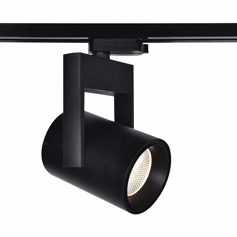 Spot pe sina, Elmark, LED, Ftl35, Cob, 35W, 6000K, 38°, Negru, 4, Linii, 934Ftl35Cw/Bl
