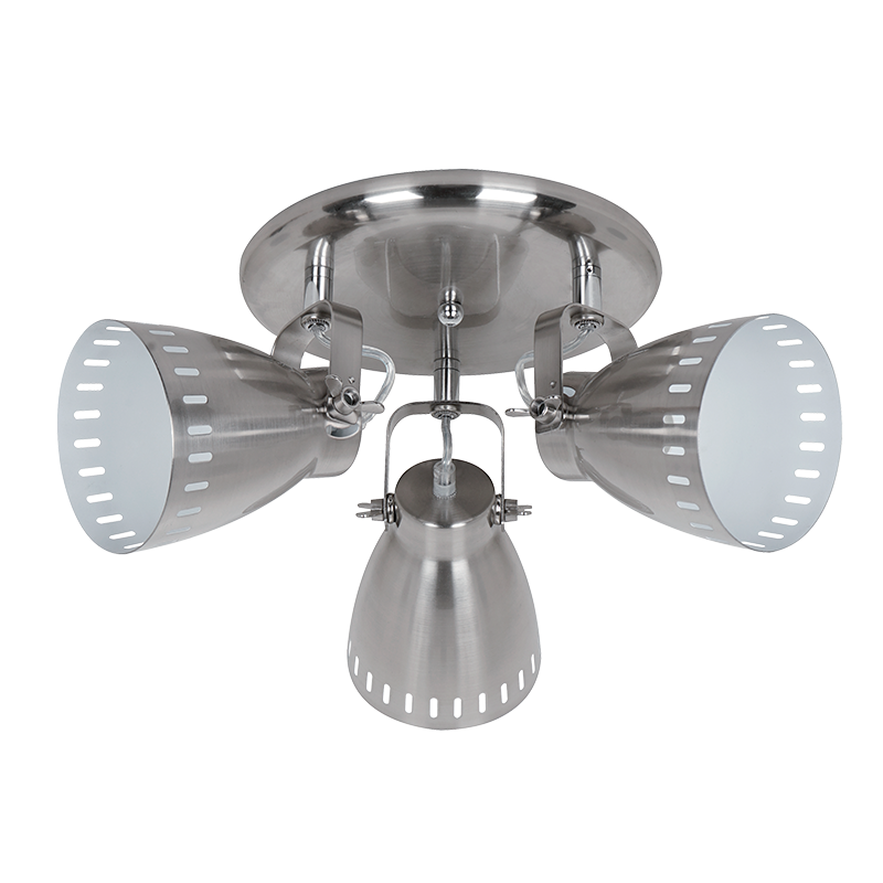 Plafoniera, Elmark, Noah, 3X E27, Nichel, Satinat, D400mm, 955Noah3R