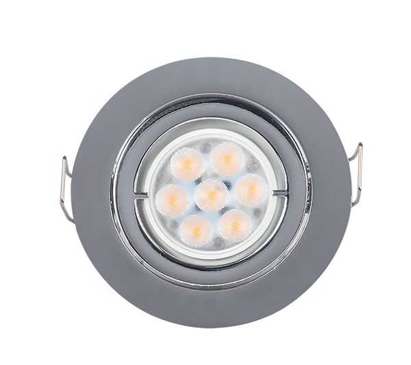 Spot, Elmark, Rotund, Metal, Cu, LED, 6W, 2700-Lumina calda (3000K), Satin, Nichel, 92R106Ww/Sn