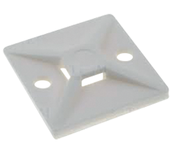 Suport cu adeziv pentru Bride MT-30  (100BUC) ALB, Elmark, 500043