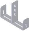 Suport pridere inf. jgheab h-60 profil u2 l=300mm, comtec, mf0013-43096