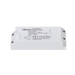 Sursa de alimentare dimabila TRIAC Pentru panouri LED, 20W, 480mA, Ultralux, DDLP20480
