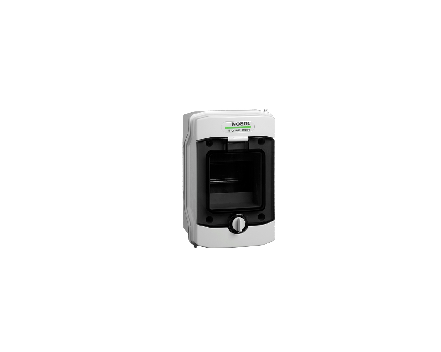 Tablou, cofret de distributie, din plastic, montare aparenta, usa transparenta, IP65, 1 rând, 4 module, Noark, 101492, PHS 4T