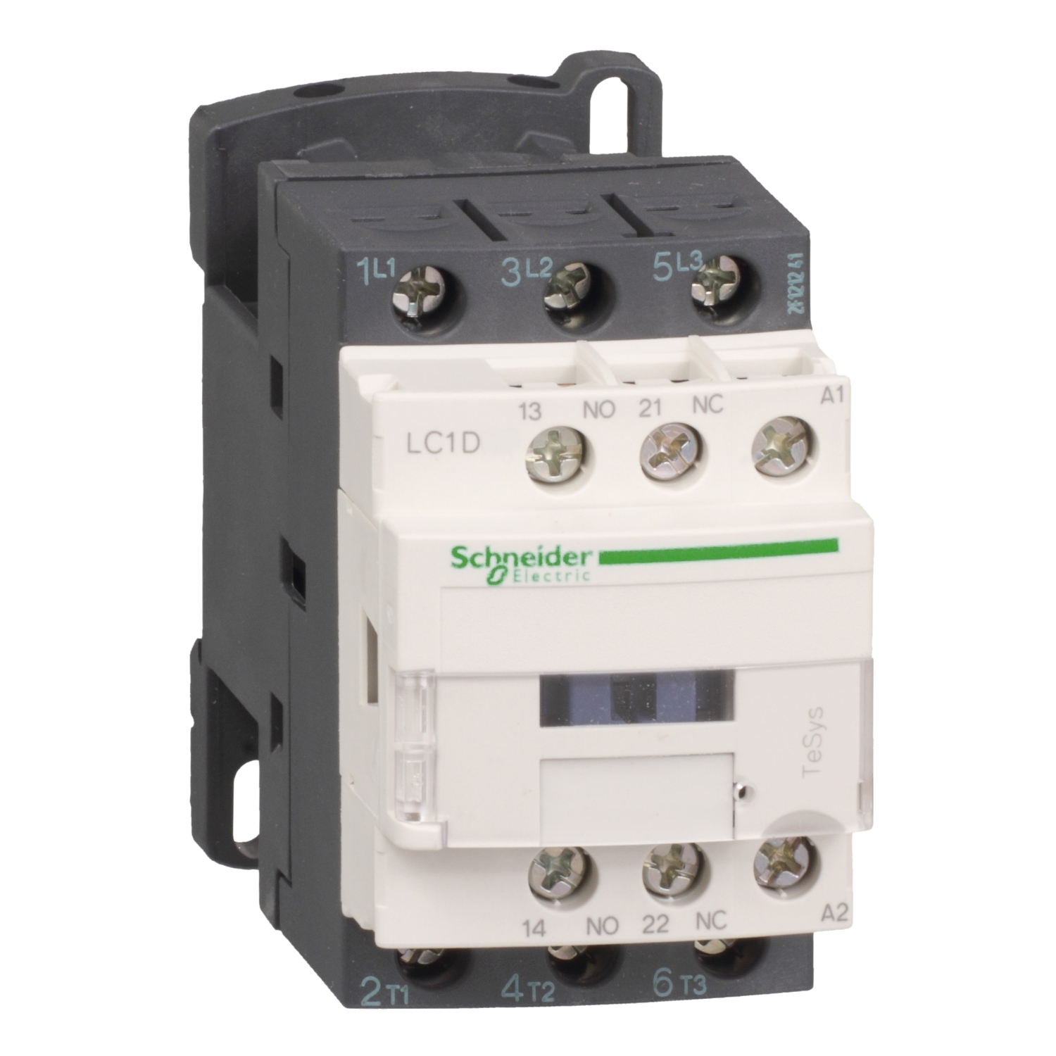 TeSys Deca contactor 3P(3 NO) - AC-3 - = 440 V 12 A bobina 110 V AC Schneider LC1D126F7