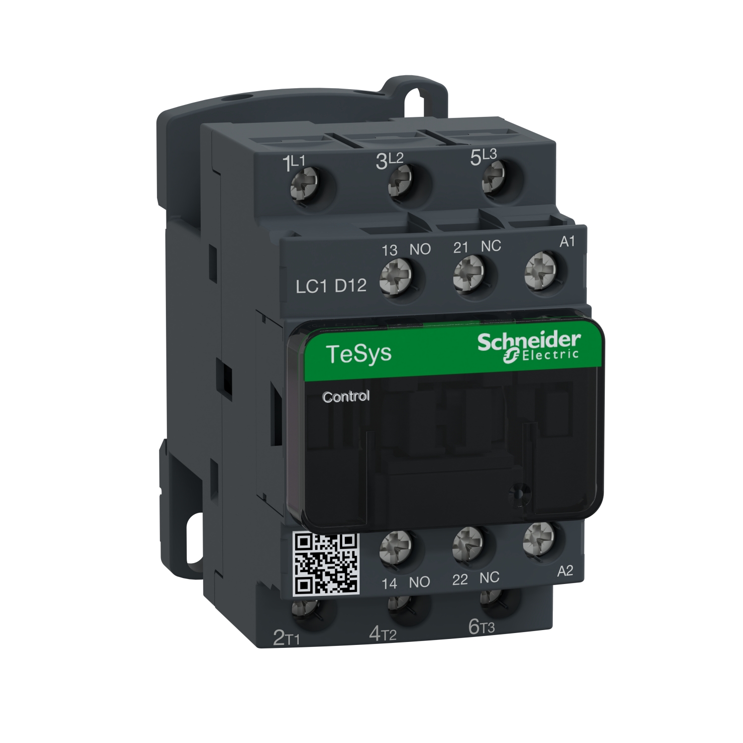 TeSys Deca contactor 3P(3 NO) - AC-3 - = 440 V 12 A bobina 200 V AC Schneider LC1D12L7