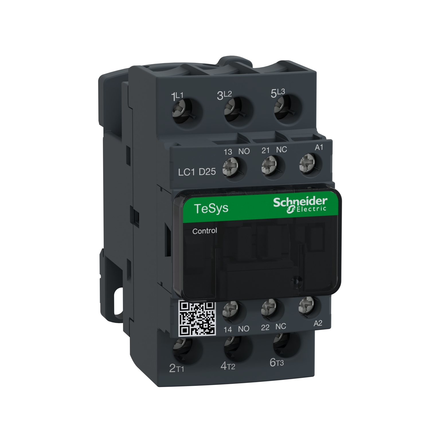 TeSys Deca contactor 3P(3 NO) - AC-3 - = 440 V 25 A bobina 400 V AC Schneider LC1D25V7