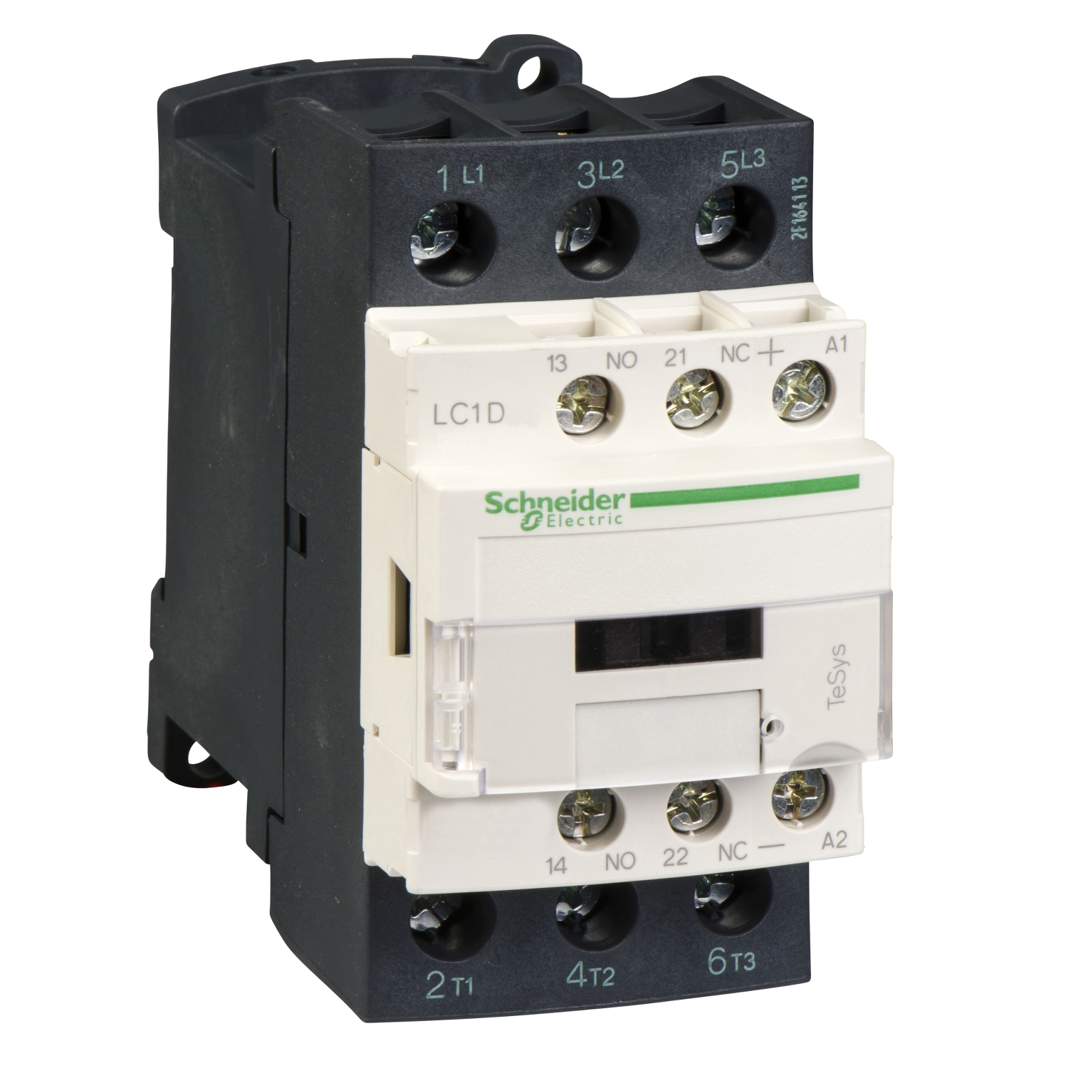 TeSys Deca contactor 3P(3 NO) - AC-3 - = 440 V 38 A bobina 110 V DC  Schneider LC1D386FD