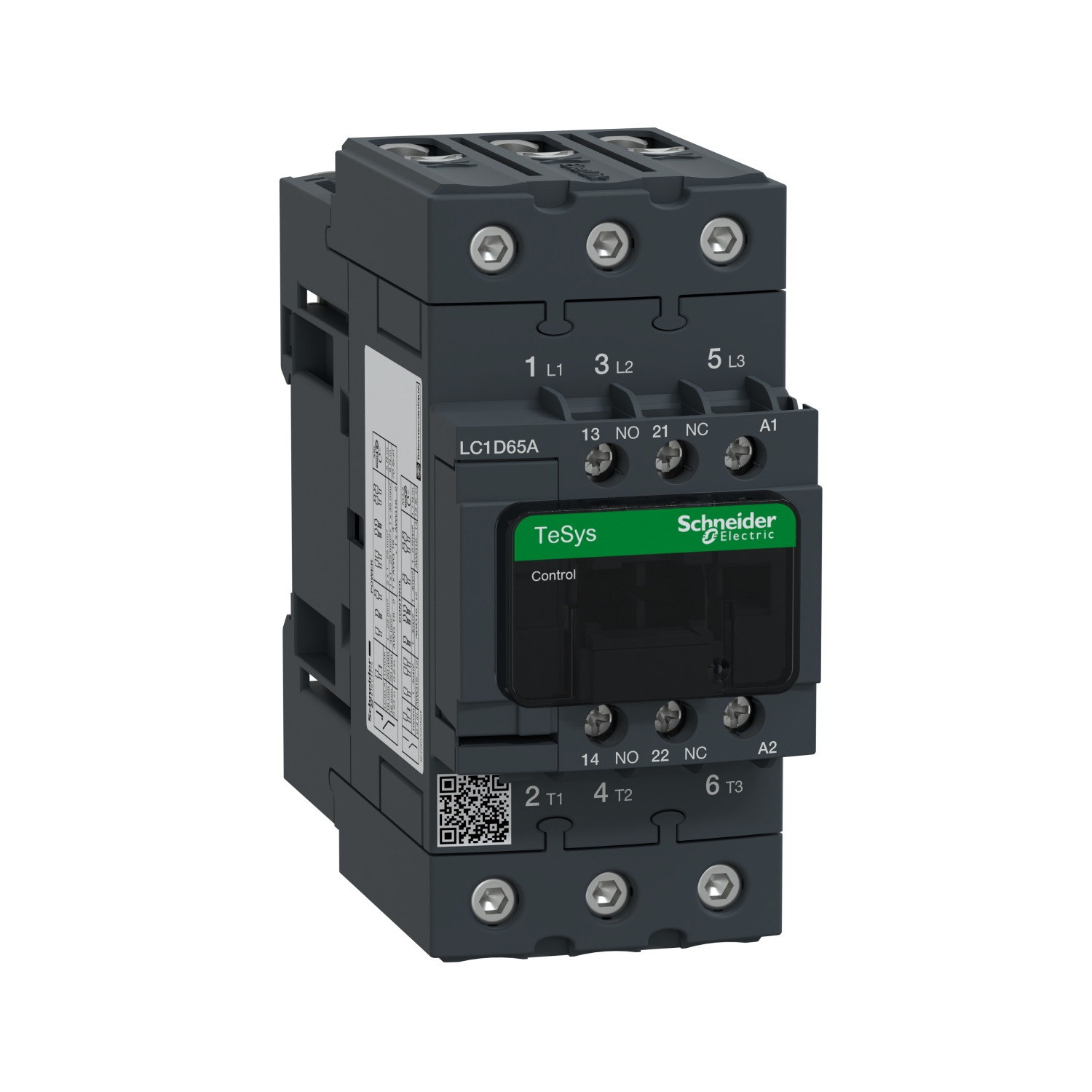 TeSys Deca contactor 3P 65A AC-3440V - aux 1NO+1NC - Bobina  42V 50Hz - EverLink Schneider LC1D65AD5