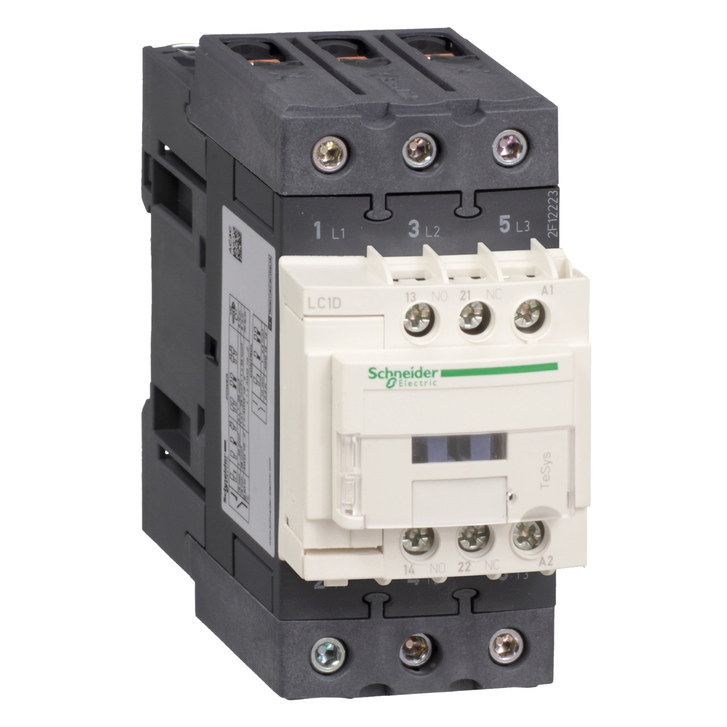 TeSys Deca contactor 3P 65A AC-3440V - aux 1NO+1NC - Bobina  48V 50Hz - EverLink Schneider LC1D65AE5
