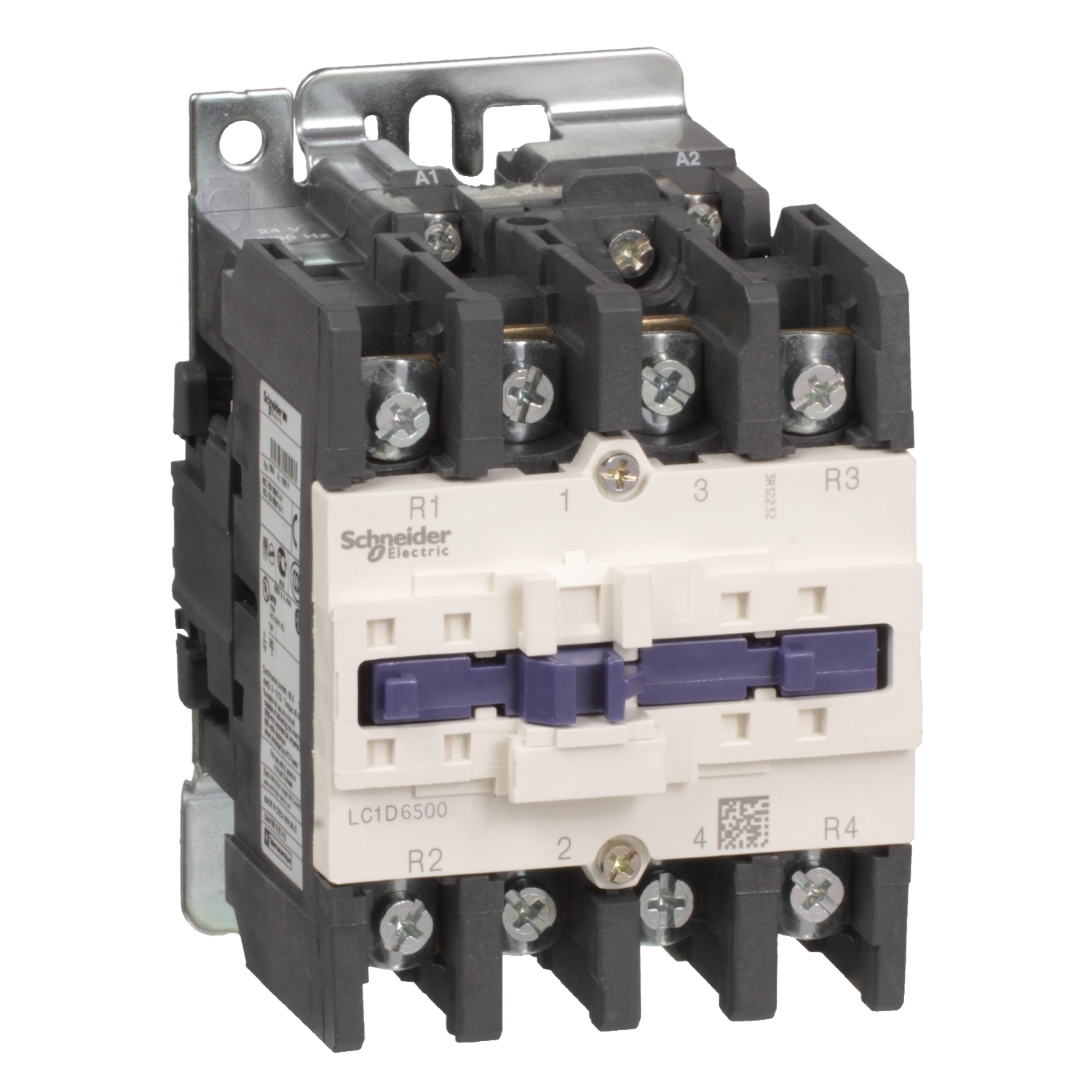 TeSys Deca contactor 4P(2 NO + 2 NC) - AC-1 = 440 V 80 A bobina 48 V AC 50/60Hz  Schneider LC1D65008E7