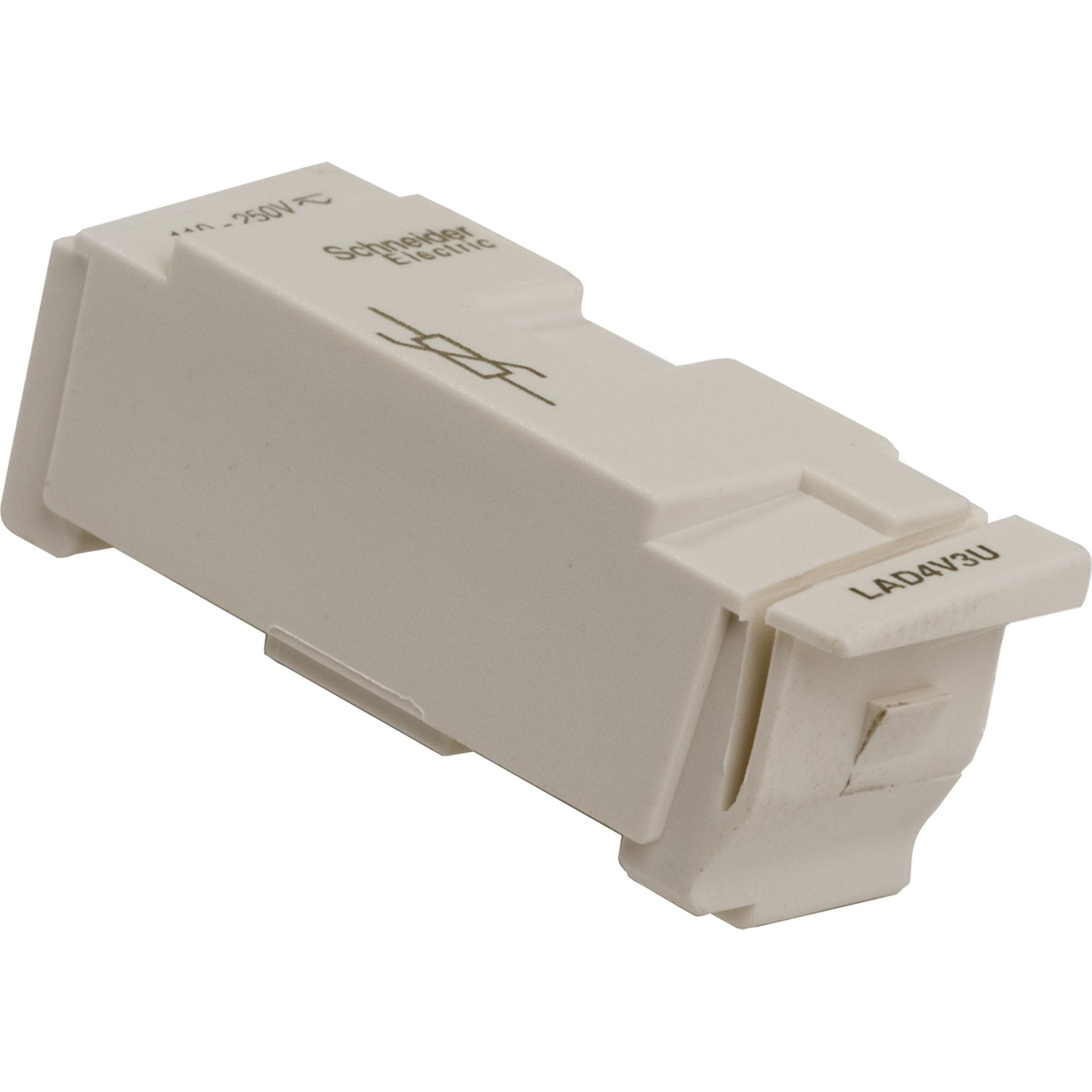 TeSys Deca - suppressor module - varistor - 110...250 V AC/DC Schneider LAD4V3U