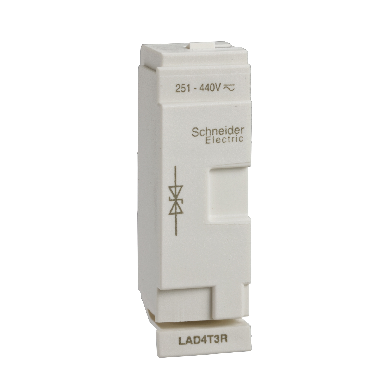 TeSys Deca - suppressor module - varistor - 50...127 V AC/DC Schneider LAD4V3G