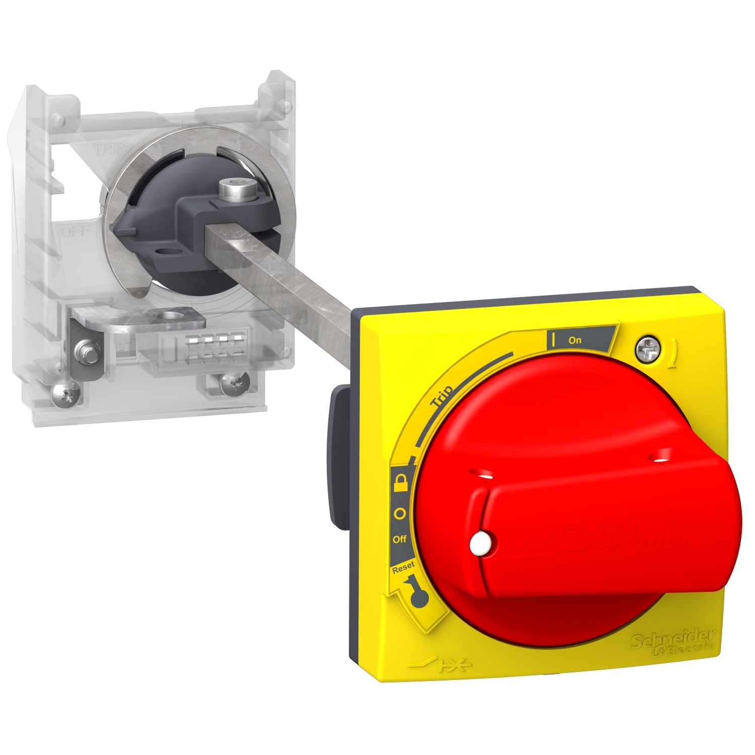Tesys Gv2 - Kit Maner Rotativ - Ip54 - Rosu - Pentru Gv2L & Gv2P Schneider GV2APN02
