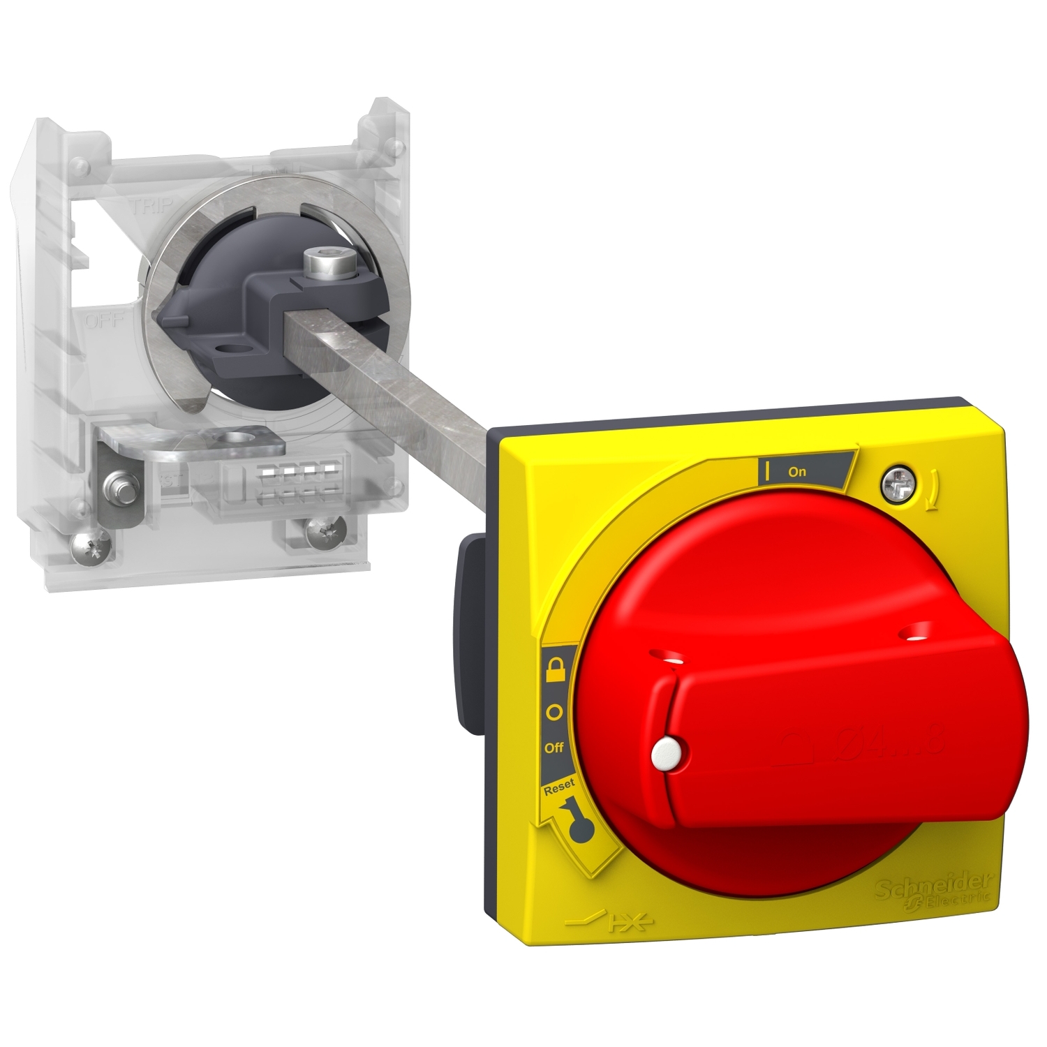 Tesys Gv2 - Kit Maner Rotativ - Ip65 - Negru - Pentru Gv2L & Gv2P Schneider GV2APN04