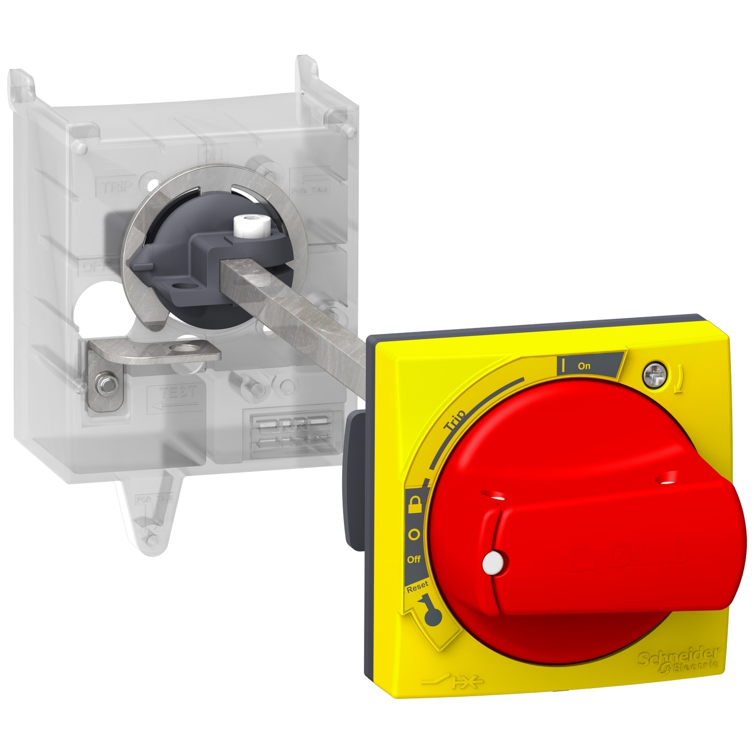 Tesys Gv3 - Kit Maneta Rotativa - Ip54 - Rosu - Pentru Gv3L & Gv3P Schneider GV3APN02