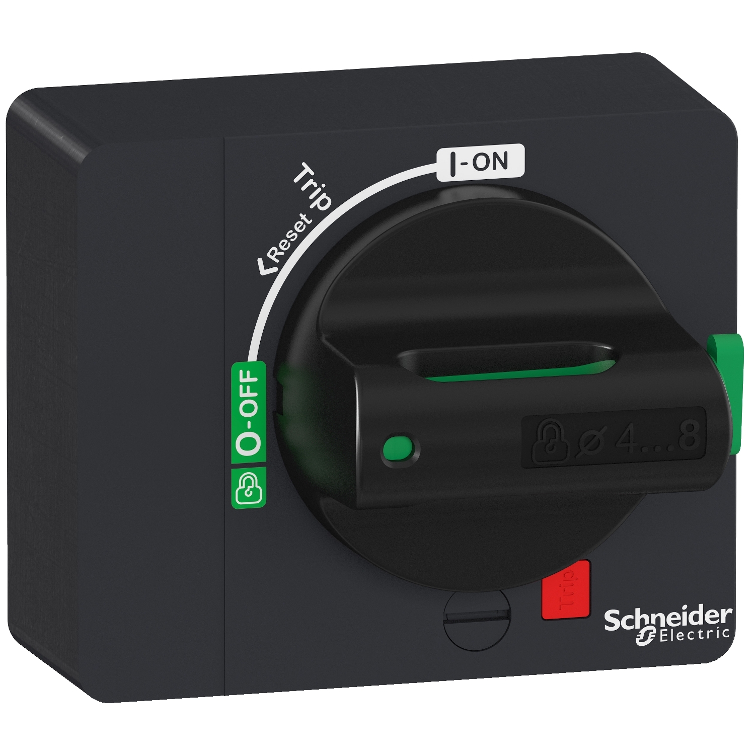 TeSys GV4 - maner rotativ direct negru - IP54 Schneider GV4ADN01