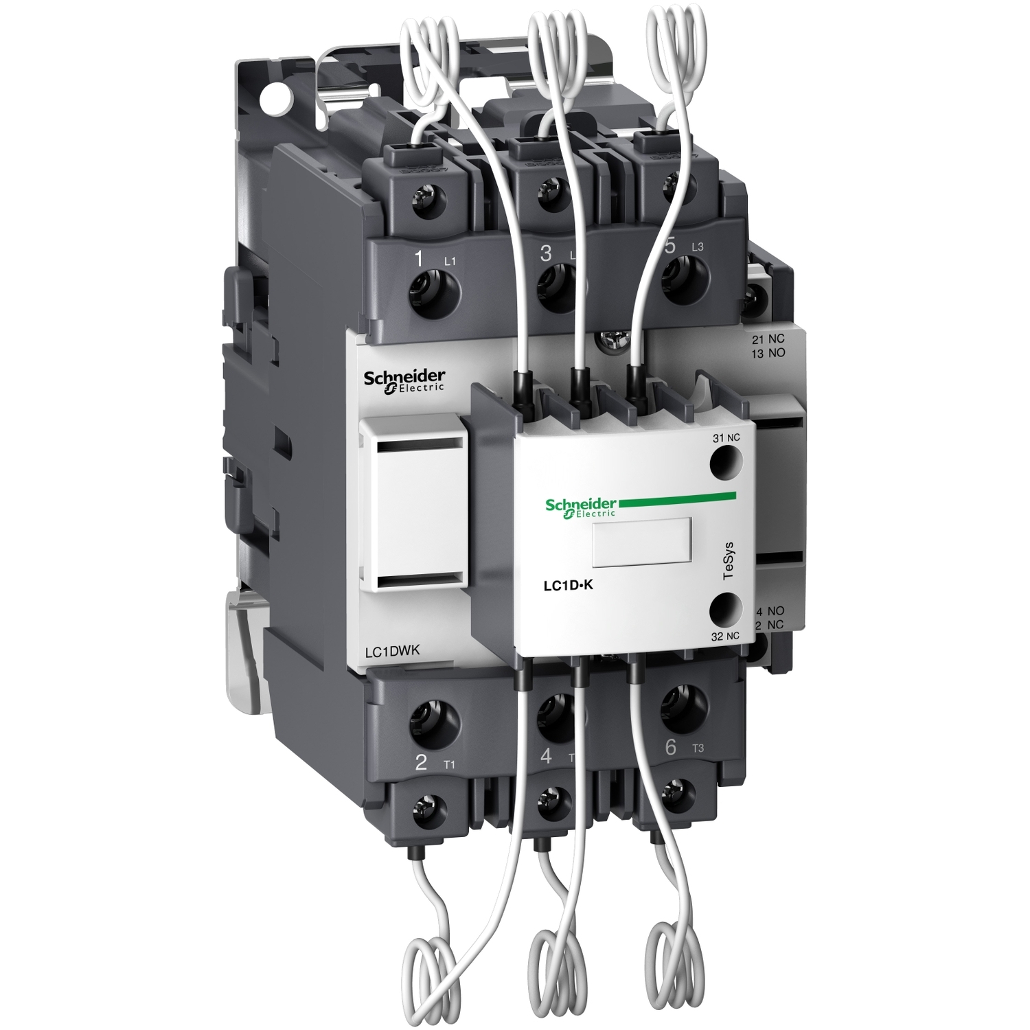 Tesys Lc1D.K Contactor Condensator Cu Sarcina - 3P - 60 Kvar - 415 V - Bobina 110 V C.A Schneider LC1DWK12F7