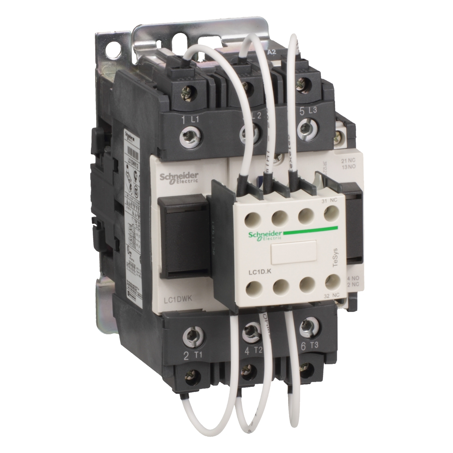 Tesys Lc1D.K Contactor Condensator Cu Sarcina - 3P - 60 Kvar - 415 V - Bobina 230 V C.A Schneider LC1DWK12P5