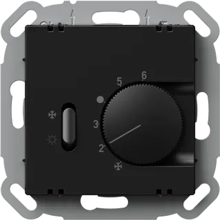 Termostat, Incalzire/Racire, Logiq, 5A, 230V, Negru, TEM-EQ36BKXO-U